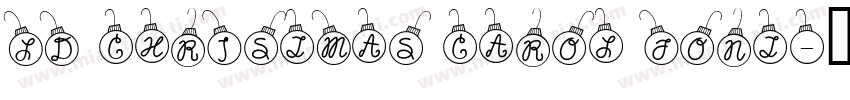 LD Christmas Carol font字体转换